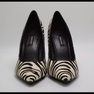 Nine West Tatiana Pumps Zebra Print 11M NWOT